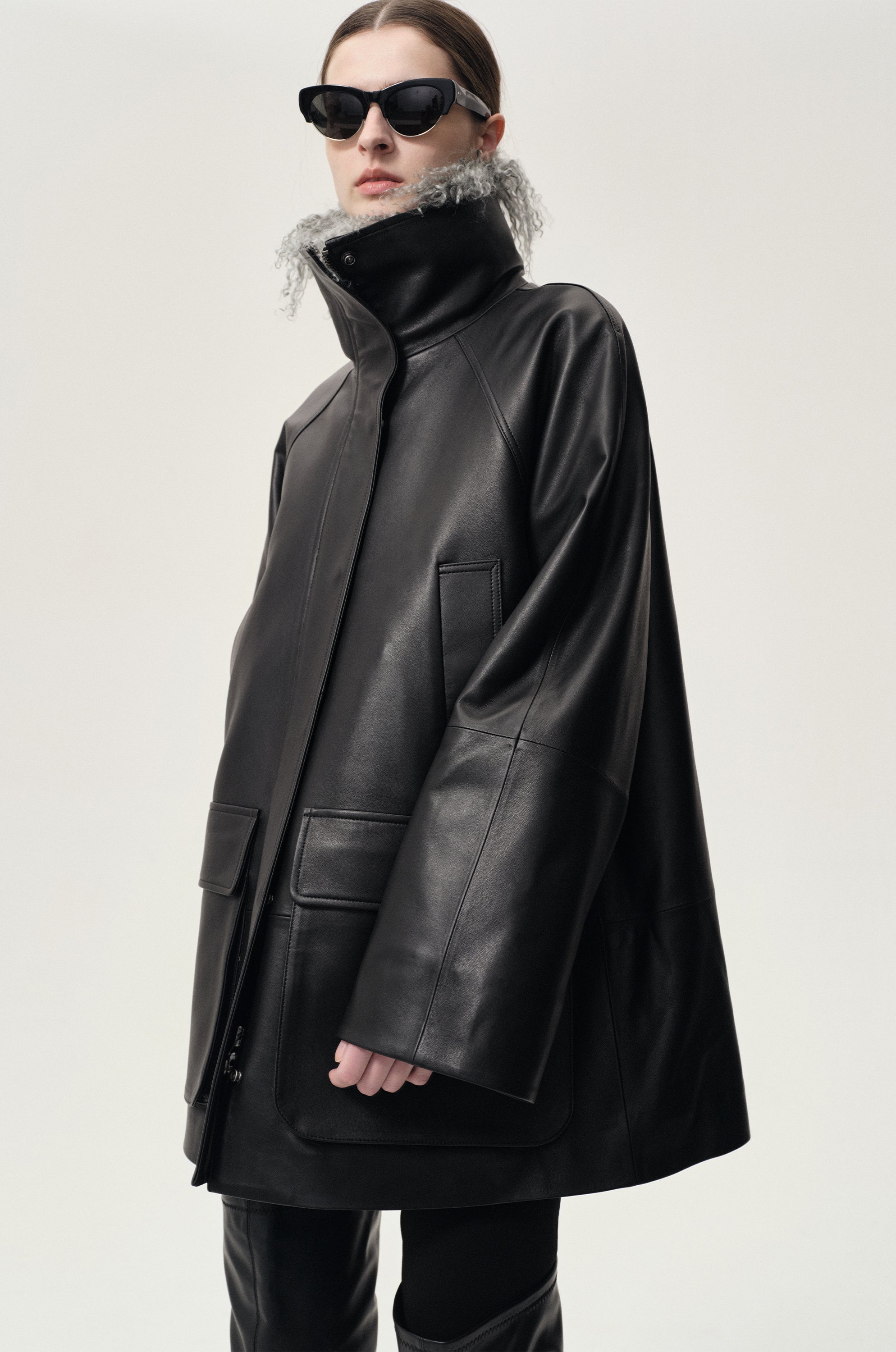Celestine Leather Jacket Black