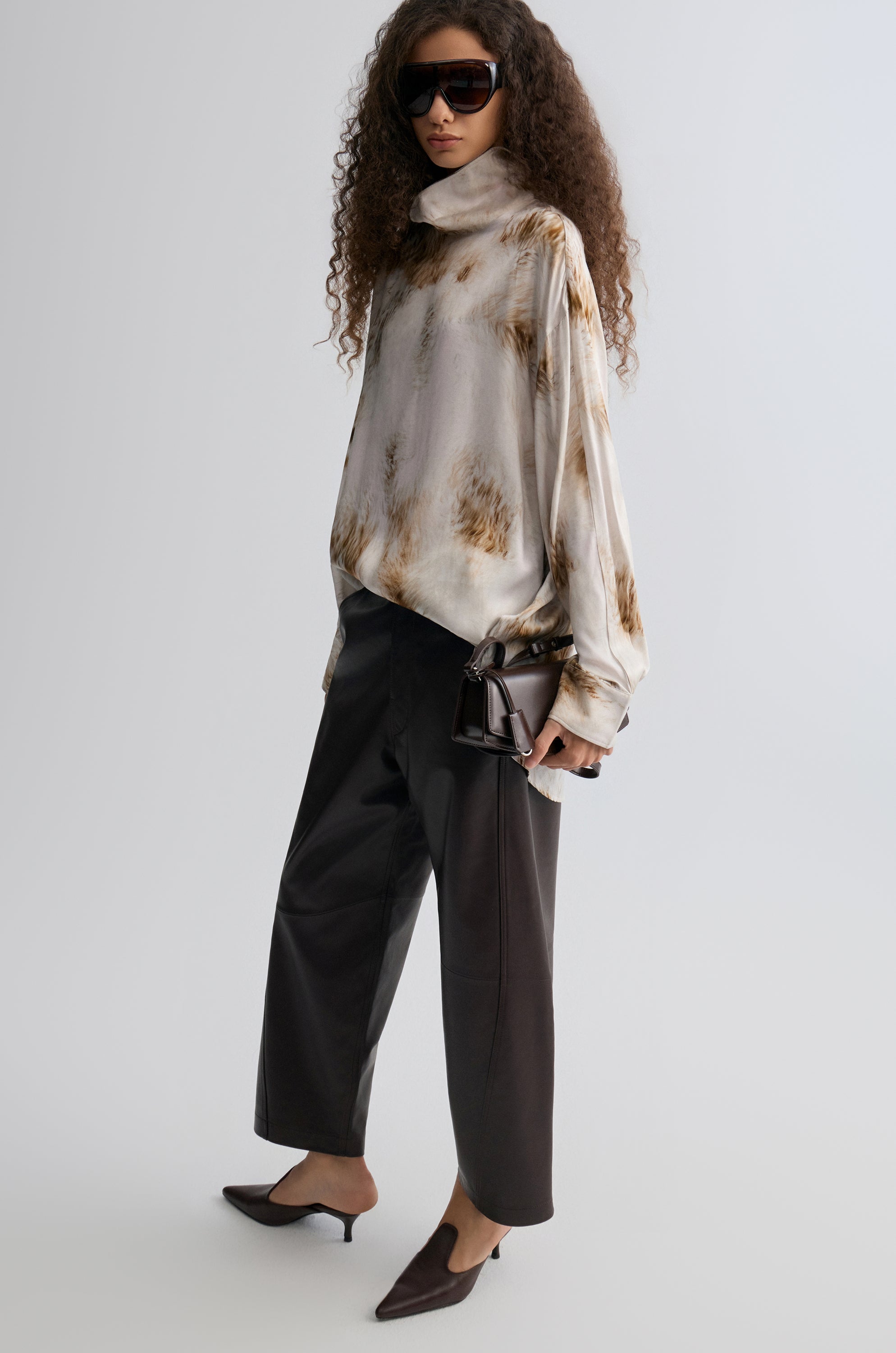 Fur Print Blouse