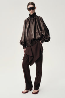 Layered Skirt Trousers Rum