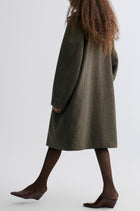 Reversible Twill and Check Trench Coat