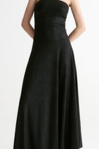 Strapless Jersey Maxi Dress