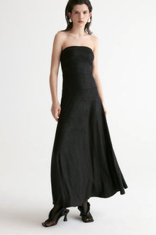 Strapless Jersey Maxi Dress