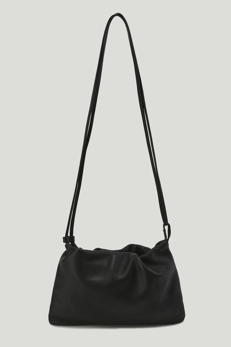 Adjustable  Mini Cloud Clutch Black