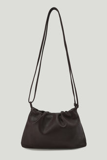 Adjustable  Mini Cloud Clutch Brown