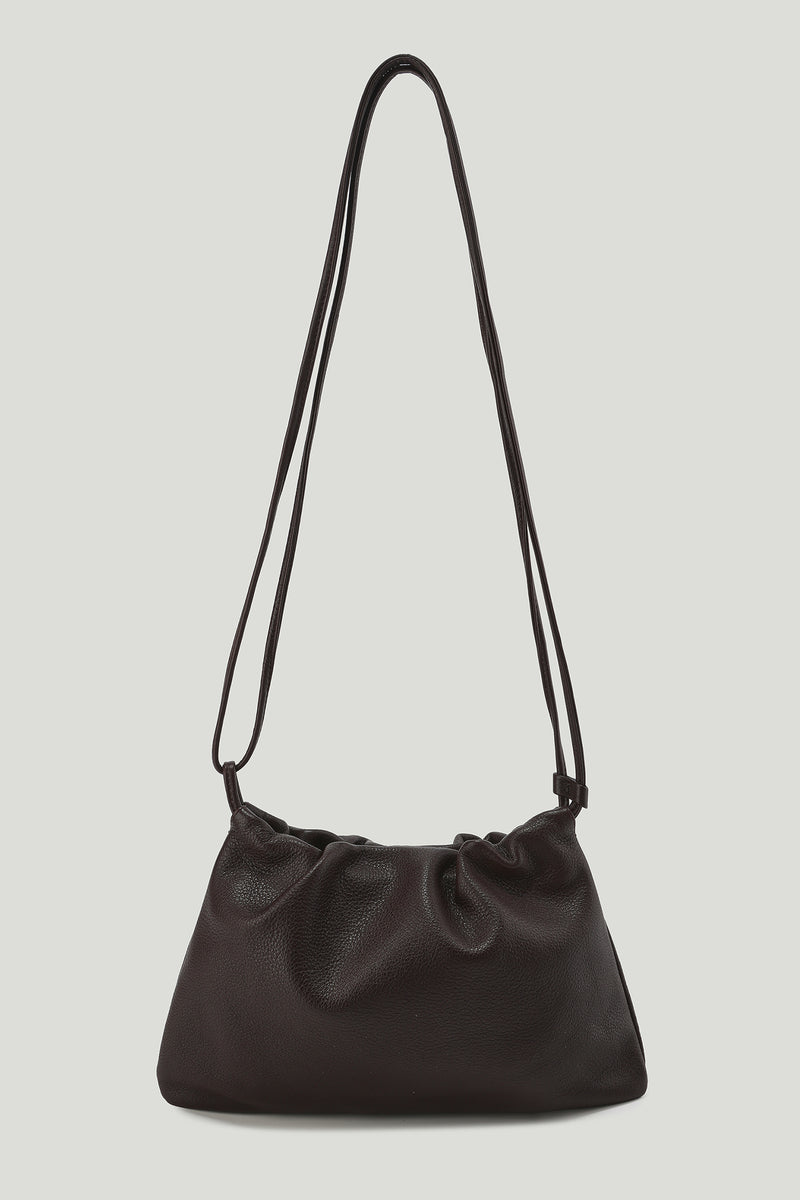 Adjustable  Mini Cloud Clutch Brown