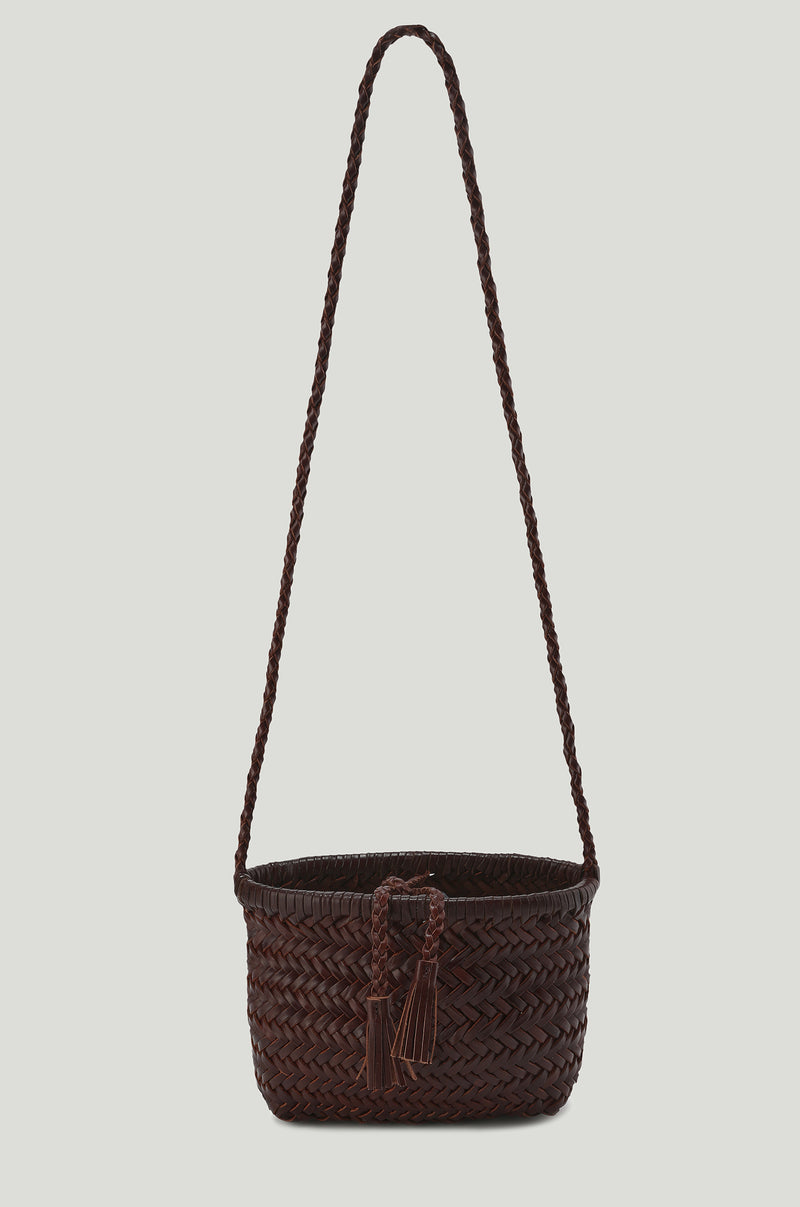 Brise Woven Small Cabas Brown