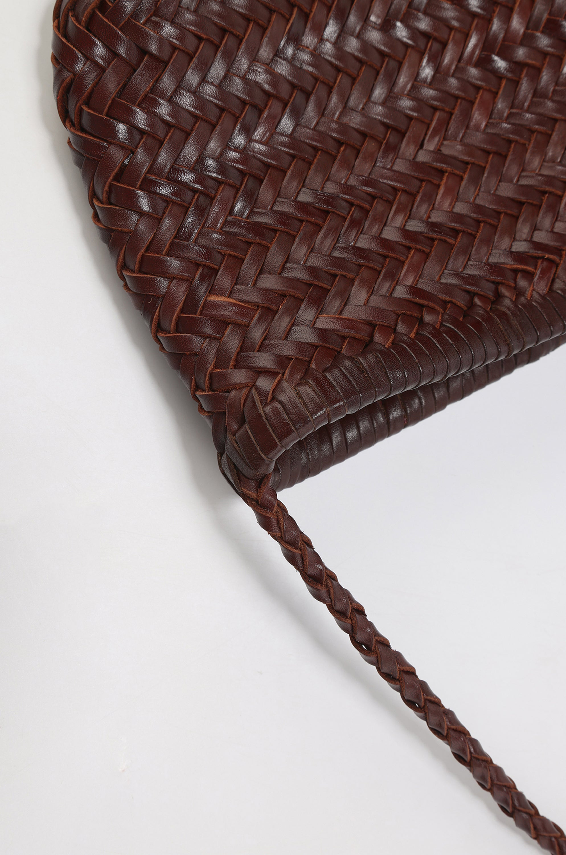 Brise Woven Small Cabas Brown
