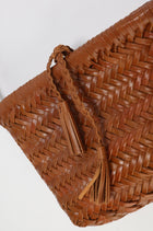 Brise Woven Small Cabas Camel