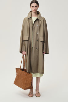 Soleil Woven Large Tote Camel