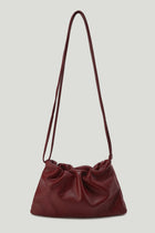 Adjustable  Mini Cloud Clutch Claret