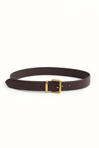 Leather Belt Dark Brown