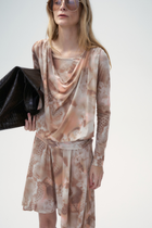 Lillian Lace Print Knitted Dress