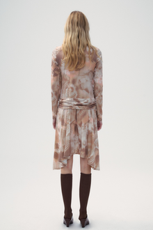 Lillian Lace Print Knitted Dress